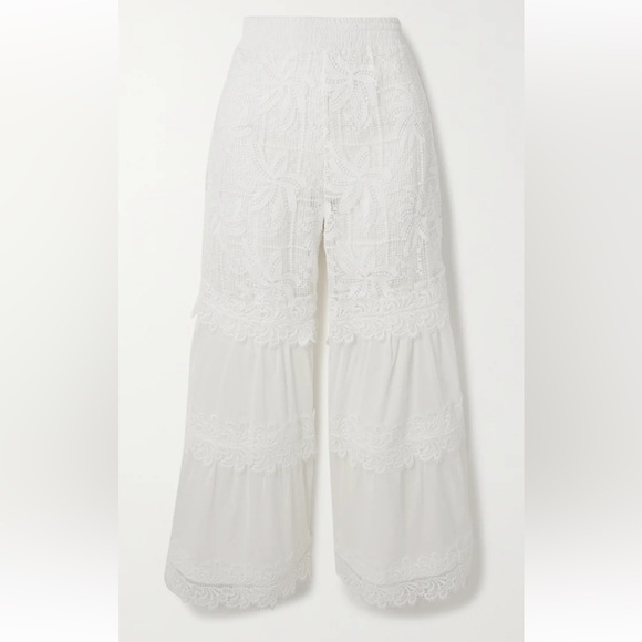 WAIMARI Lace Embroidered Flare Pants - Picture 2 of 15